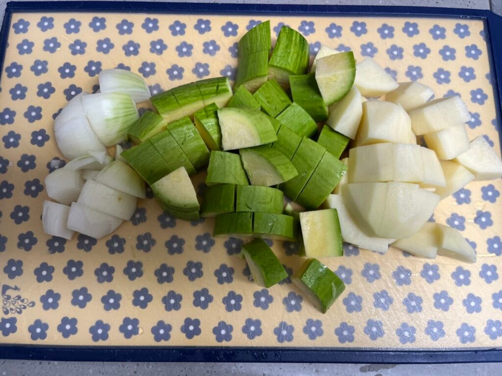 새우애호박찌개 재료_애호박