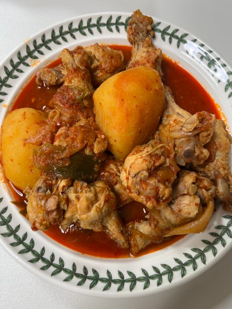 닭볶음탕 완성 사진